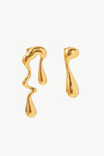 Load image into Gallery viewer, 18K Gold Plated Geometric Mismatched Earrings
