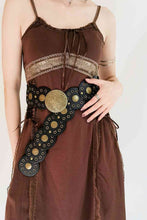 Load image into Gallery viewer, Round Shape PU Leather Belt
