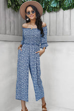 Load image into Gallery viewer, Ditsy Floral Off-Shoulder Wide Leg Jumpsuit
