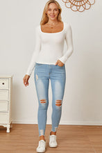 Load image into Gallery viewer, Square Neck Long Sleeve T-Shirt
