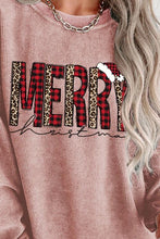 Load image into Gallery viewer, MERRY CHRISTMAS Round Neck Long Sleeve Sweatshirt
