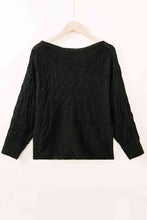 Load image into Gallery viewer, Boat Neck Long Sleeve Sweater
