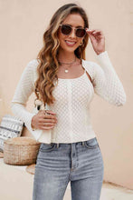 Load image into Gallery viewer, Scoop Neck Long Sleeve Knit Top
