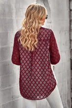 Load image into Gallery viewer, Curved Hem Button-Up Long Sleeve Shirt
