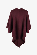 Load image into Gallery viewer, Surplice Neck Pom-Pom Trim Poncho
