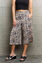 Load image into Gallery viewer, Ninexis Leopard High Waist Flowy Wide Leg Pants with Pockets
