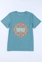 Load image into Gallery viewer, KINDNESS MATTERS Flower Graphic Tee
