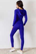 Load image into Gallery viewer, JULIA Zip Up Drawstring Hoodie and Leggings Set
