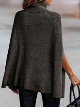 Load image into Gallery viewer, Turtleneck Dolman Sleeve Poncho
