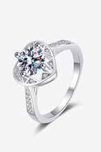 Load image into Gallery viewer, Moissanite Heart Ring
