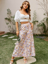 Load image into Gallery viewer, Floral High Waist Culottes
