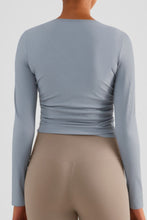 Load image into Gallery viewer, Lightweight Round Neck Long Sleeve Sports Top
