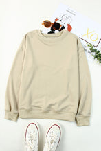 Load image into Gallery viewer, Drop Shoulder Ribbed Trim Sweatshirt
