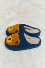 Load image into Gallery viewer, Melody Teddy Bear Print Plush Slide Slippers
