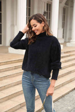 Load image into Gallery viewer, Turtle Neck Long Sleeve Pullover Sweater
