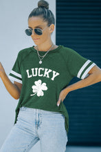 Load image into Gallery viewer, LUCKY Clover Graphic Tee Shirt
