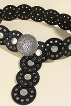 Load image into Gallery viewer, Round Shape PU Leather Belt
