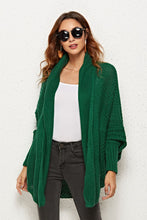 Load image into Gallery viewer, Open Front Dolman Sleeve Longline Cardigan
