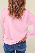 Load image into Gallery viewer, OH SNAP Round Neck Long Sleeve Sweatshirt
