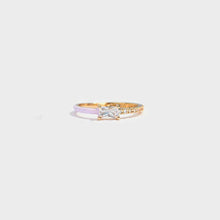 Load image into Gallery viewer, Heart Shape Inlaid Zircon Enamel Ring
