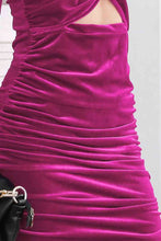 Load image into Gallery viewer, Twist Front Cutout Long Sleeve Dress
