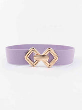 Load image into Gallery viewer, Geometric Buckle Elastic Wide Belt
