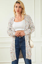 Load image into Gallery viewer, Heathered Open Front Long Sleeve Cardigan
