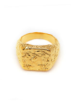 Load image into Gallery viewer, Textured Gold-Plated Ring
