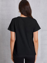 Load image into Gallery viewer, Round Neck Short Sleeve T-Shirt

