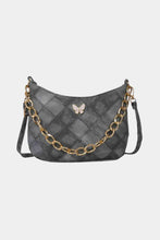 Load image into Gallery viewer, Butterfly Decor PU Leather Shoulder Bag

