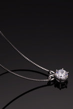 Load image into Gallery viewer, 925 Sterling Silver 1 Carat Moissanite Pendant Necklace
