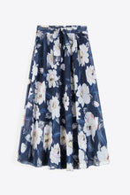 Load image into Gallery viewer, Full Size Floral Tie-Waist Skirt
