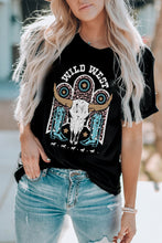 Load image into Gallery viewer, WILD WEST Graphic Short Sleeve Tee Shirt
