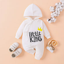 Load image into Gallery viewer, LITTLE KING Hooded Bodysuit
