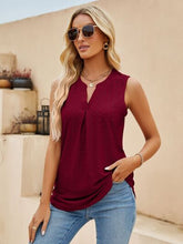 Load image into Gallery viewer, Eyelet Notched Tank
