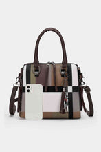 Load image into Gallery viewer, 4-Piece Color Block PU Leather Bag Set
