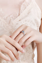 Load image into Gallery viewer, Lucky Charm Moissanite Rhodium-Plated Ring
