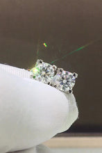 Load image into Gallery viewer, Go On 1 Carat Moissanite Stud Earrings
