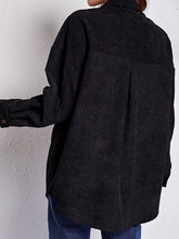 Load image into Gallery viewer, Patch Pocket Dropped Shoulder Shirt Jacket
