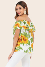 Load image into Gallery viewer, Floral Off-Shoulder Layered Blouse
