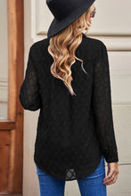 Load image into Gallery viewer, Curved Hem Button-Up Long Sleeve Shirt
