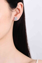 Load image into Gallery viewer, Moissanite Square Stud Earrings
