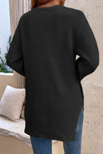 Load image into Gallery viewer, V-Neck Openwork Long Sleeve Cardigan
