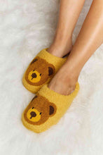 Load image into Gallery viewer, Melody Teddy Bear Print Plush Slide Slippers
