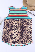 Load image into Gallery viewer, Rainbow Stripe Pocket Patch Tank
