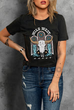 Load image into Gallery viewer, WILD WEST Graphic Short Sleeve Tee Shirt
