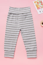 Load image into Gallery viewer, Baby Girls Letter Print Onesie and Striped Pants Set
