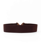 Load image into Gallery viewer, Geometric Buckle Elastic Wide Belt
