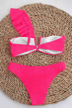 Load image into Gallery viewer, Ruffled One-Shoulder Bikini Set
