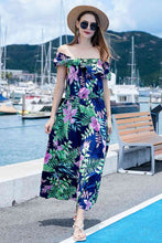 Load image into Gallery viewer, Full Size Ruffled Off-Shoulder Flutter Sleeve Maxi Dress
